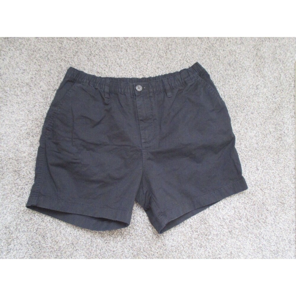 Chubbies Shorts Mens L Black Orignal Stretch 5.5" Elastic Waist Casual